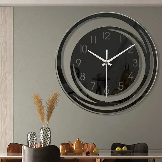 Moderne Wandklok Met Scandinavisch Design Geometrisch Minimalistisch 5