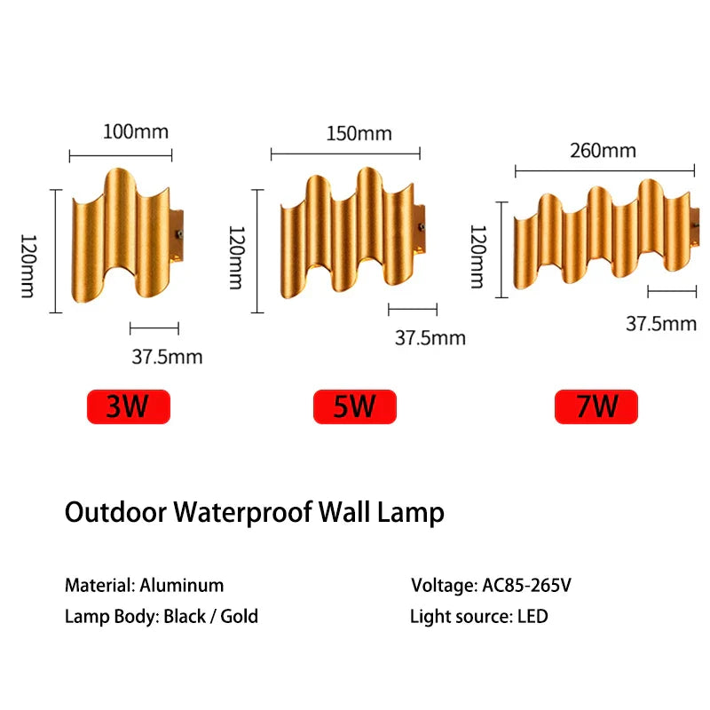 Moderne Wandlamp Aluminium voor Thuis en Kantoor 5