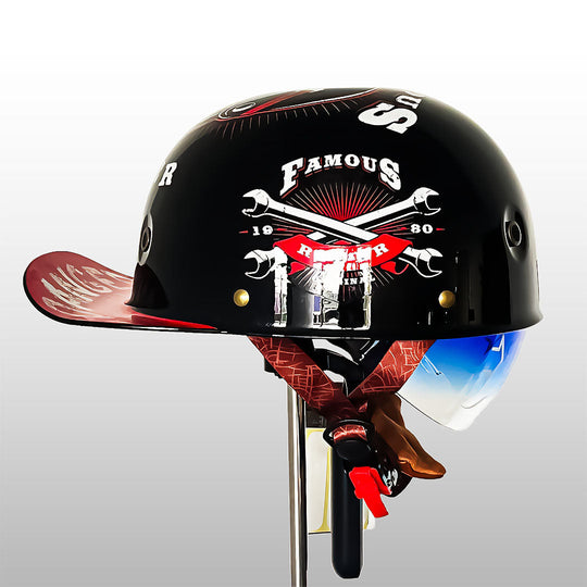 Motorhelm Baseballpet Look Stijlvol 1