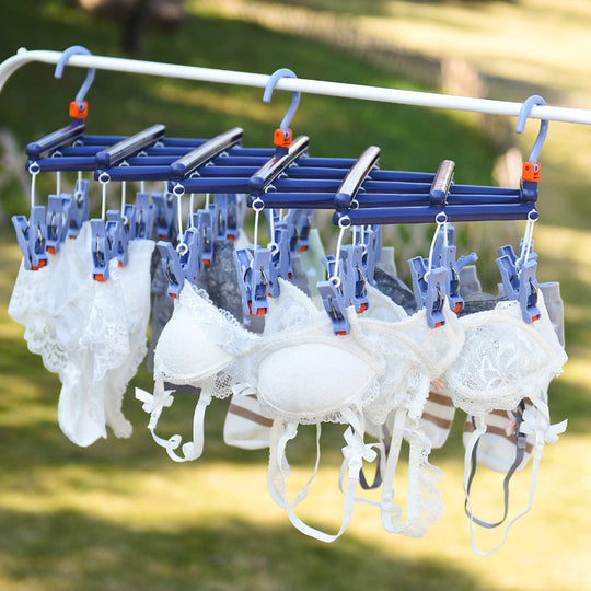 Multifunctioneel Opvouwbaar Droogrek met 360° Draaibare Haken 6