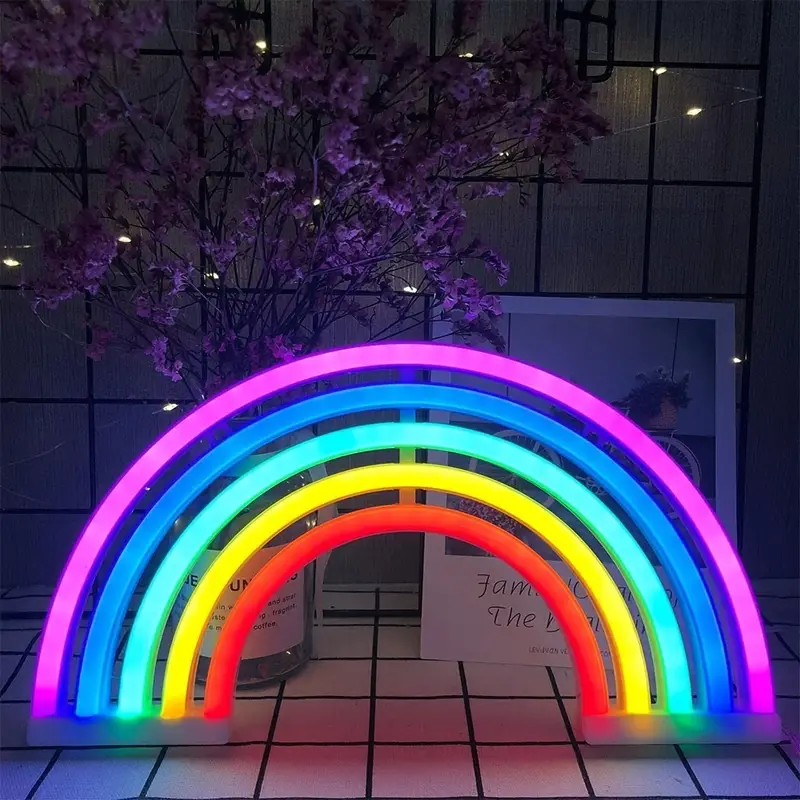 Nachtlamp voor Kinderen Regenboogstijl 1