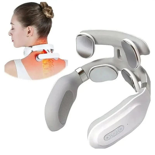 Nekmassageapparaat 4-in-1 met Warmte en Trillingen 1