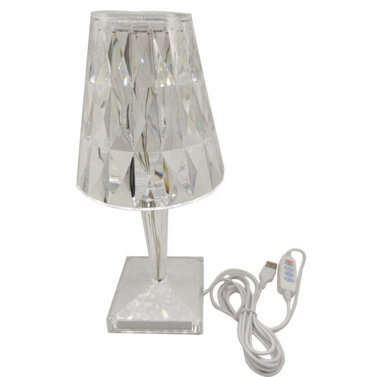 Oplaadbare Tafellamp Draadloos Diamantontwerp Met Instelbare Lichtkleur 0