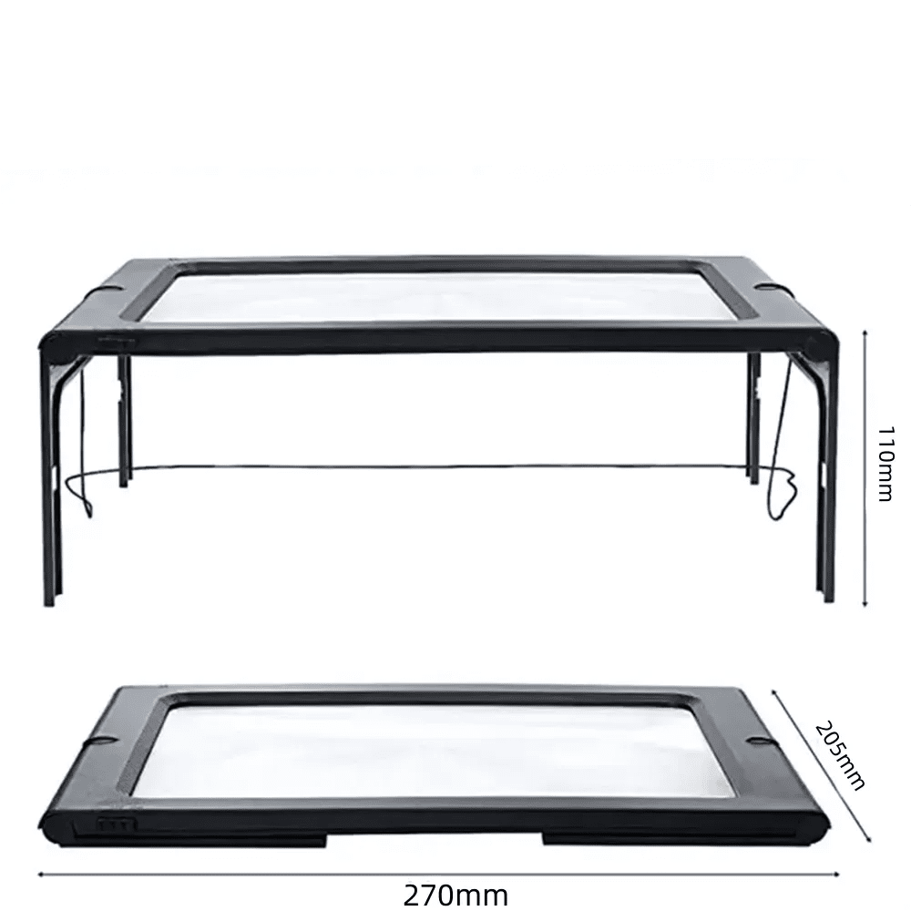 Opvouwbare Loep met LED-verlichting voor Handsfree Lezen en 3x Vergroting 2