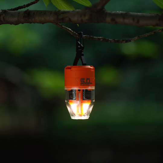 Outdoor Pomp Met Verlichting Compact Ontwerp 2-in-1 Voor Kamperen En Wandelen 3