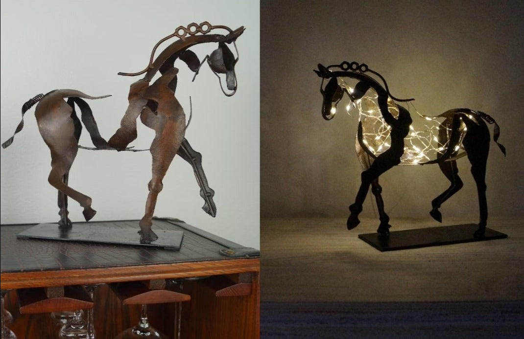 Paardenbeeld Handgemaakt Stijlvol Decoratief Element 1