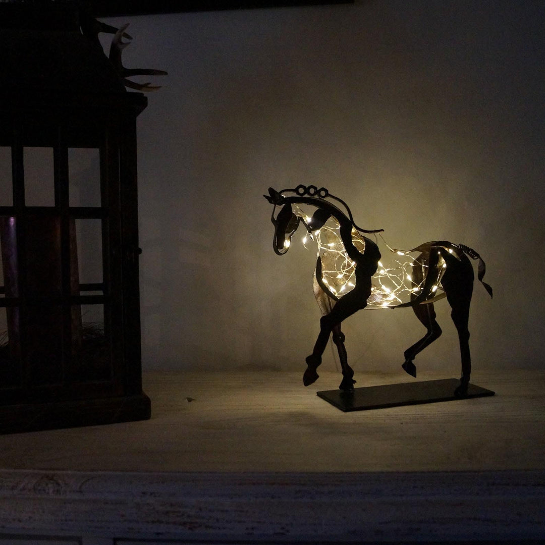Paardenbeeld Handgemaakt Stijlvol Decoratief Element 3