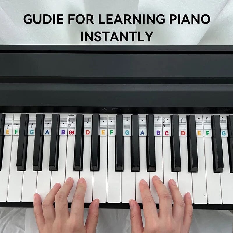 Piano Toetsenbord Nootlabels Verwijderbaar voor Beginners 6