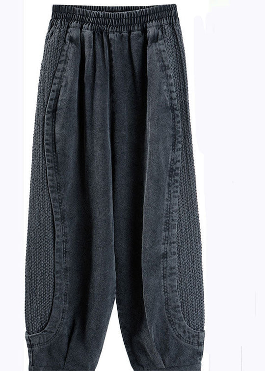 Plus Size Harem Denim Broek met Zakken 4