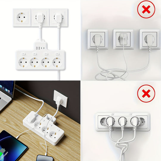 PowerHub 7-in-1 Stekkerdoos met USB en Type-C 5