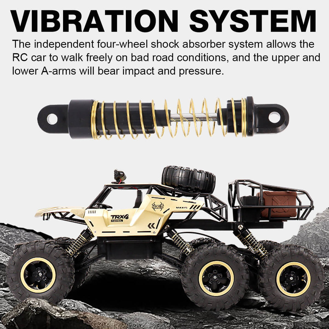 RC Monstertruck 6WD Offroad met LED-verlichting 4