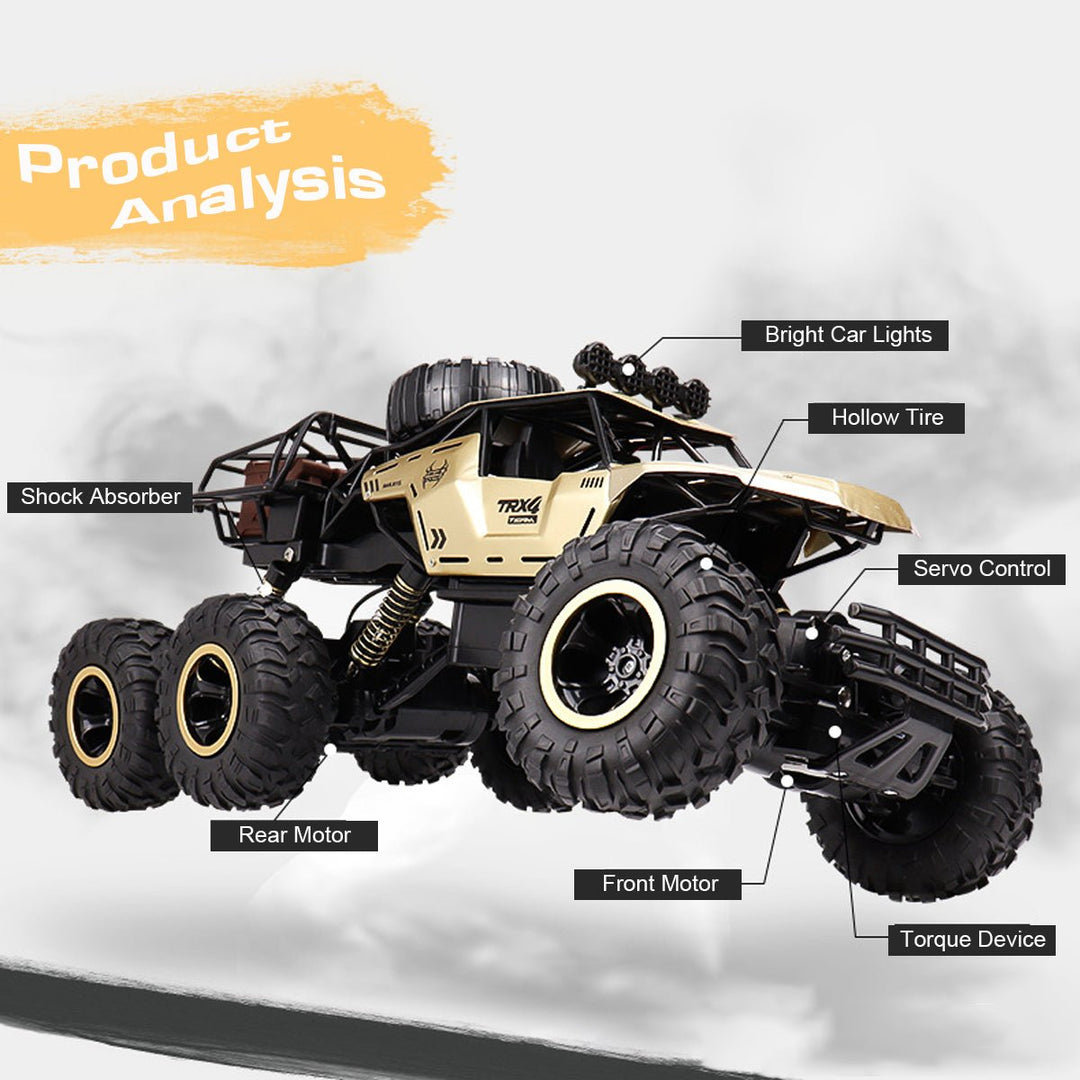 RC Monstertruck 6WD Offroad met LED-verlichting 5