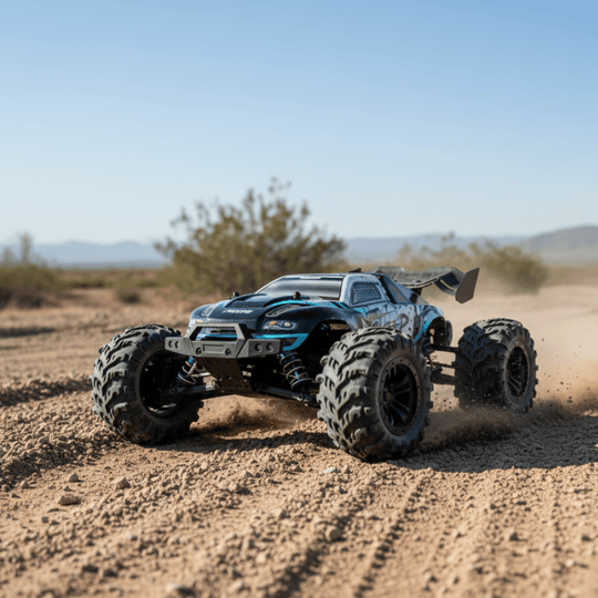 RC Truck 1:16 Vierwielaandrijving met LED-verlichting voor Avontuurlijke Rit 0