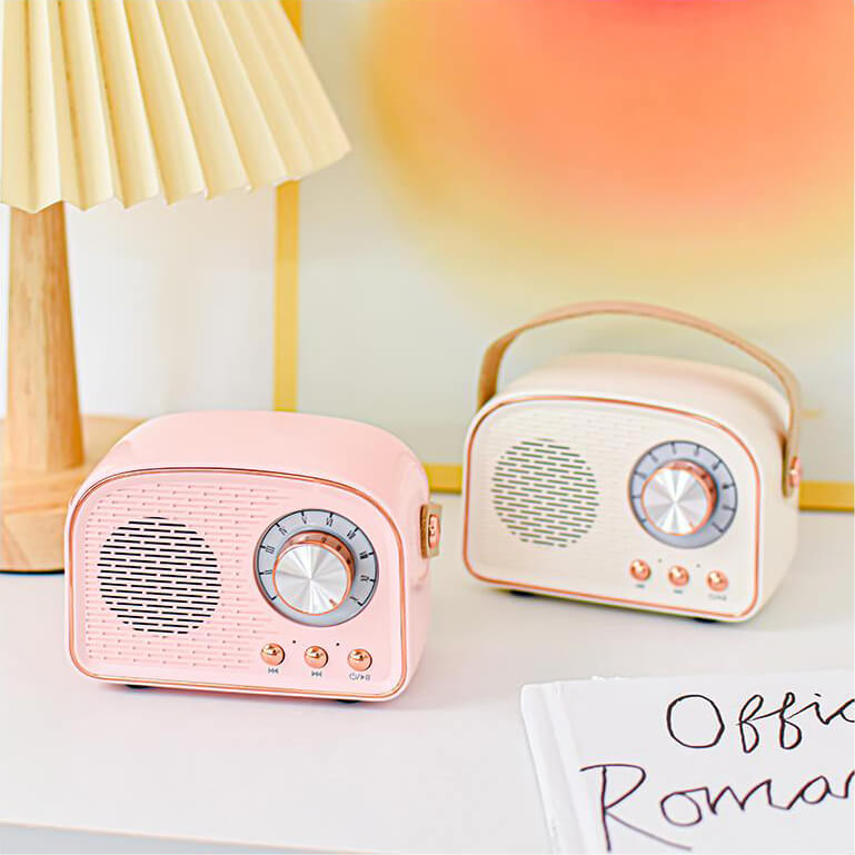 Retro Bluetooth Luidspreker Draadloos Ontwerp 2