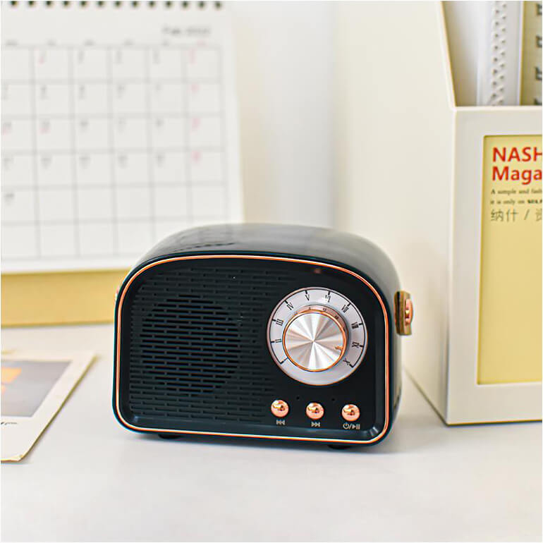 Retro Bluetooth Luidspreker Draadloos Ontwerp 5