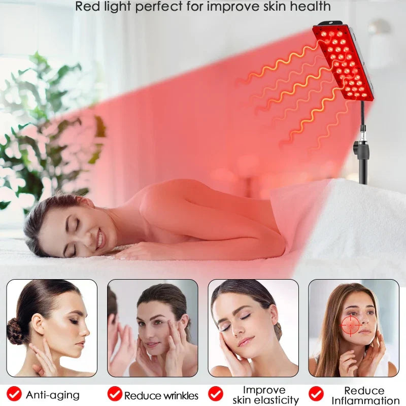 Roodlichttherapie Paneel Voor Ontspanning Met Instelbare Hoogte 4