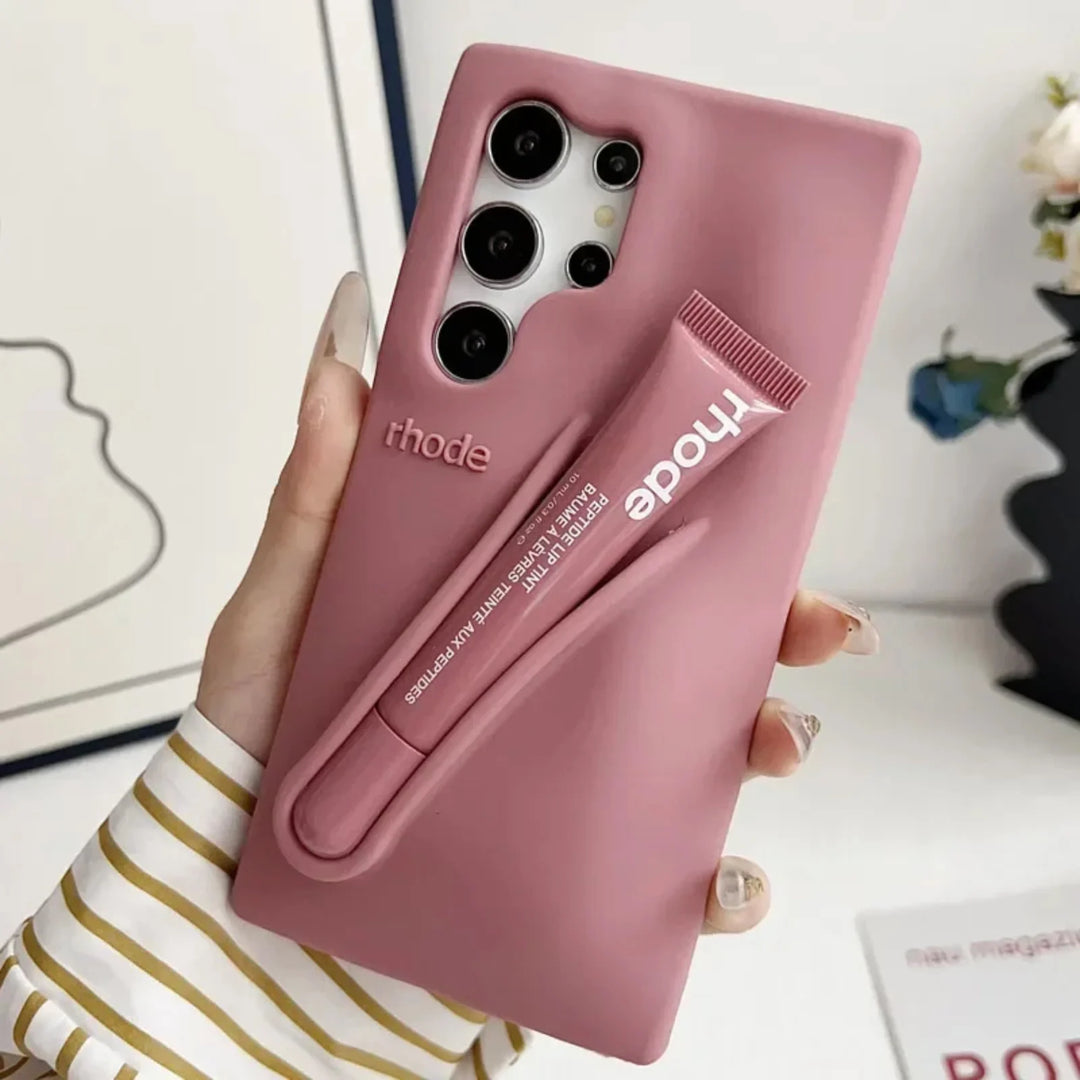 Samsung Galaxy Telefoon Case met Lipgloss Set 9