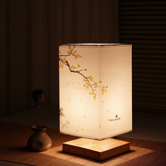 Scandinavische Tafellamp met Japans Design 6