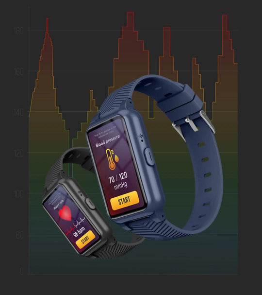 Senioren GPS-smartwatch met Valdetectie en SOS-knop 2