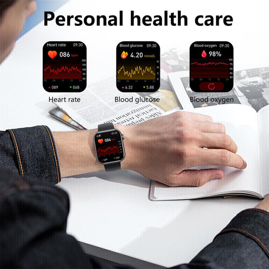 Smartwatch Met Fitnesstracker En Gezondheidsmonitor Modern Design 1