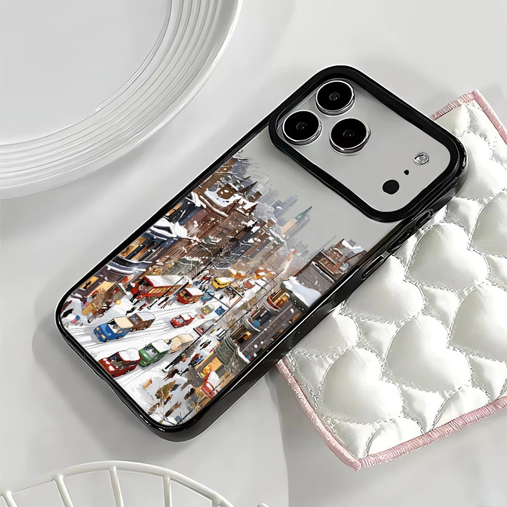 Telefoon Case Huis Landschap voor iPhone 2
