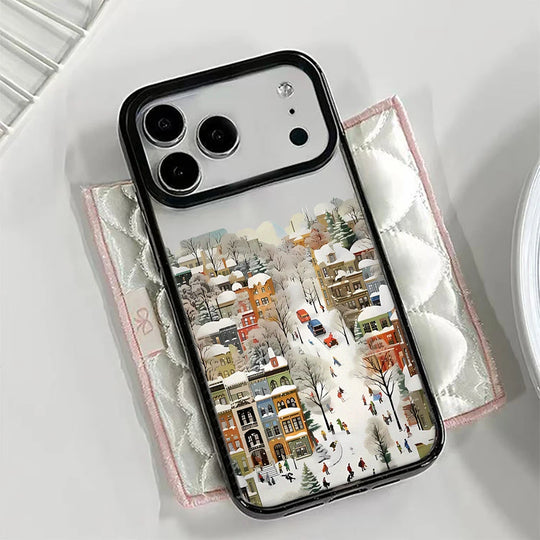 Telefoon Case Huis Landschap voor iPhone 4