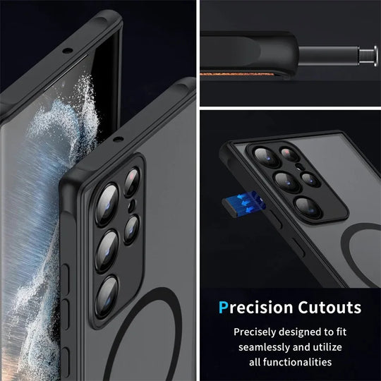 Telefoon Case Matte Magnetisch voor Samsung Galaxy 2