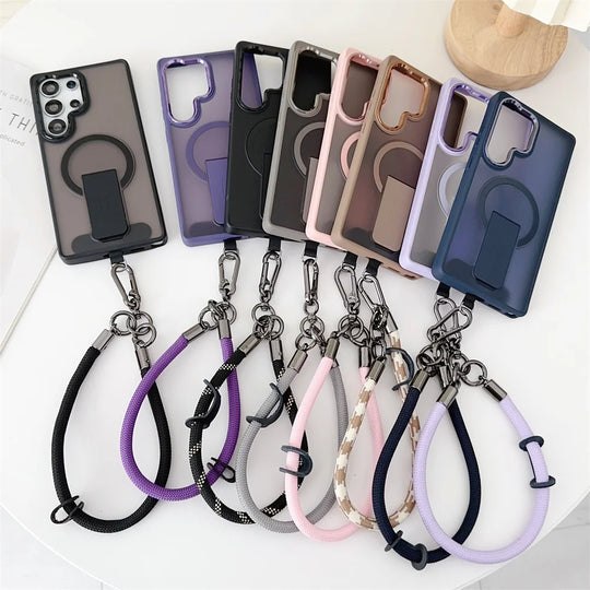 Telefoon Case voor Samsung Galaxy S26 Plus Ultra - Schokbestendig met Lanyard 1