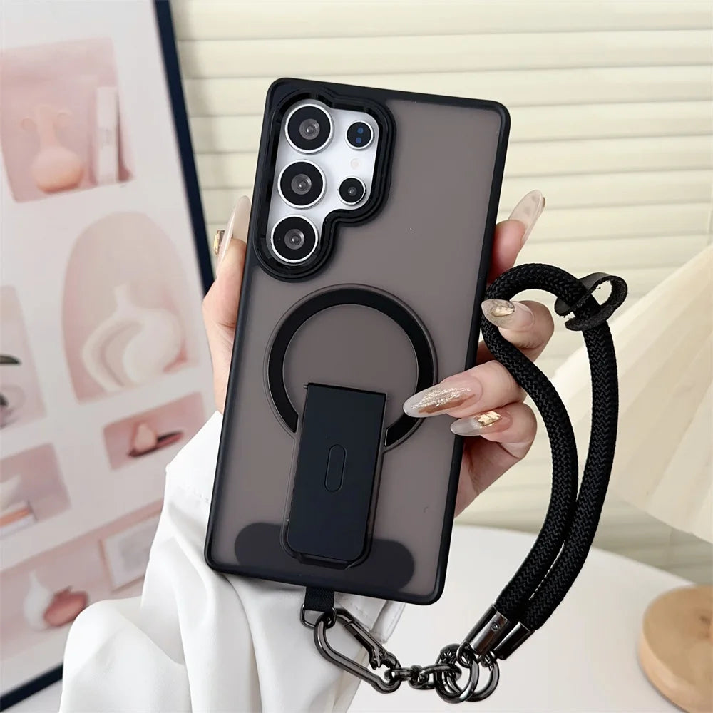Telefoon Case voor Samsung Galaxy S26 Plus Ultra - Schokbestendig met Lanyard 11