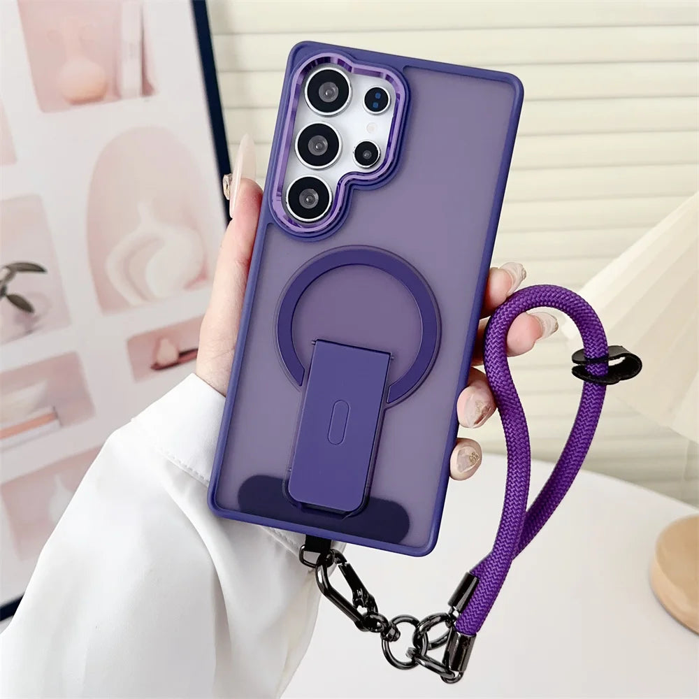 Telefoon Case voor Samsung Galaxy S26 Plus Ultra - Schokbestendig met Lanyard 12
