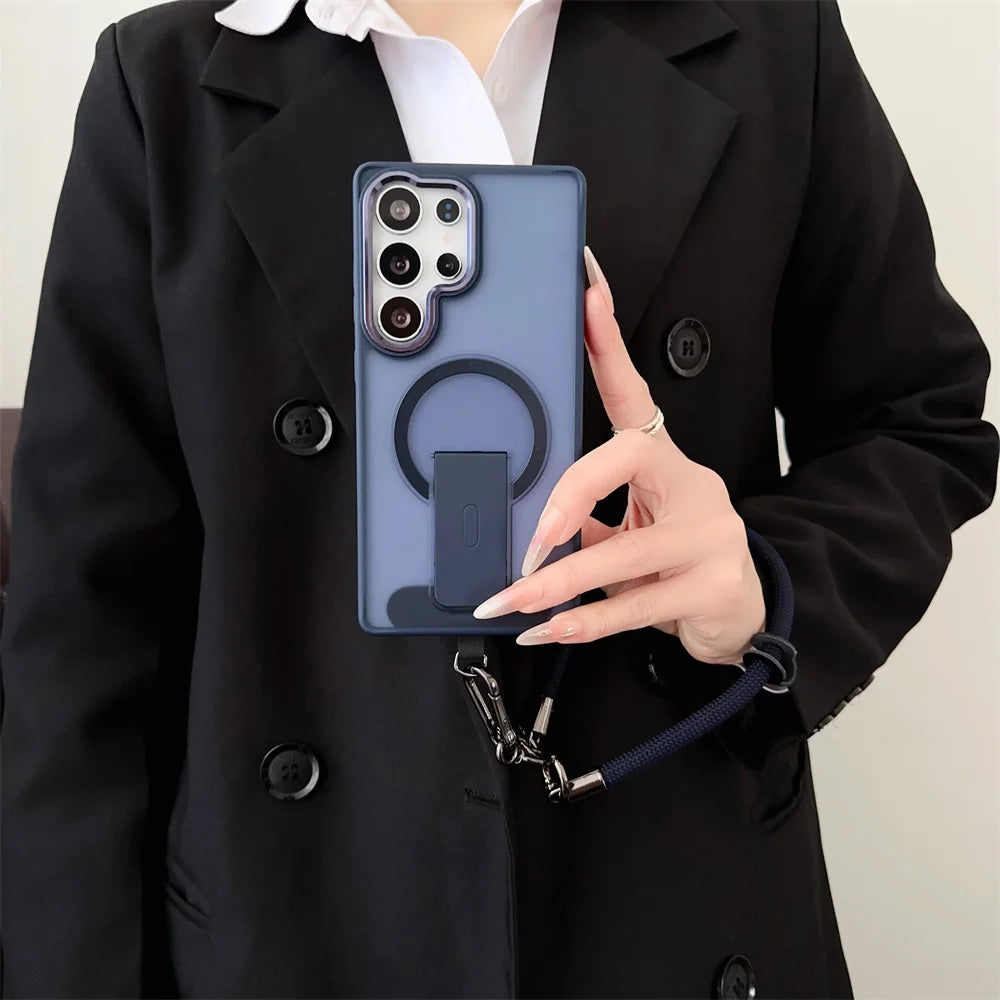 Telefoon Case voor Samsung Galaxy S26 Plus Ultra - Schokbestendig met Lanyard 2