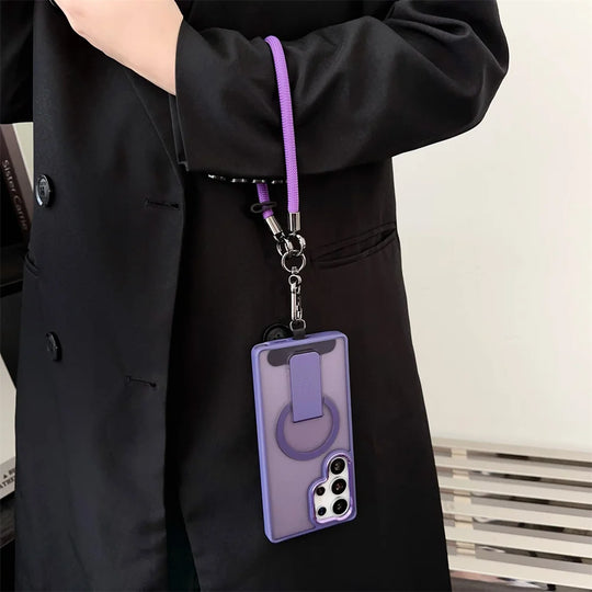 Telefoon Case voor Samsung Galaxy S26 Plus Ultra - Schokbestendig met Lanyard 4