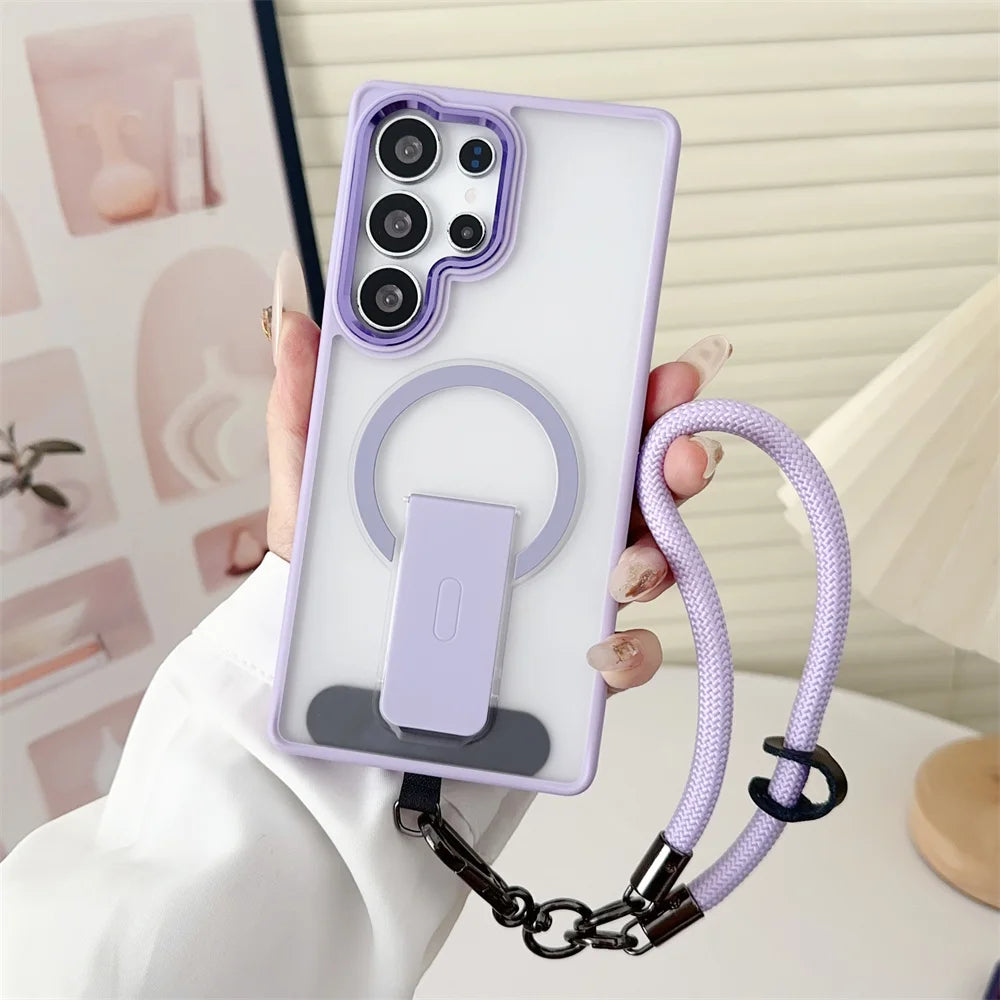 Telefoon Case voor Samsung Galaxy S26 Plus Ultra - Schokbestendig met Lanyard 8