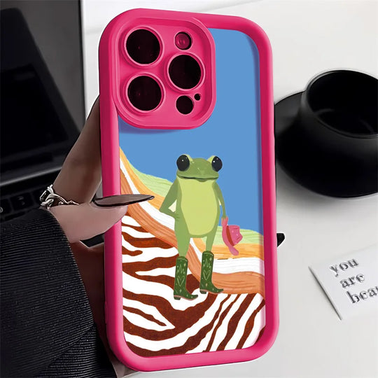 Telefoon Case voor iPhone met Bloemenprint 1