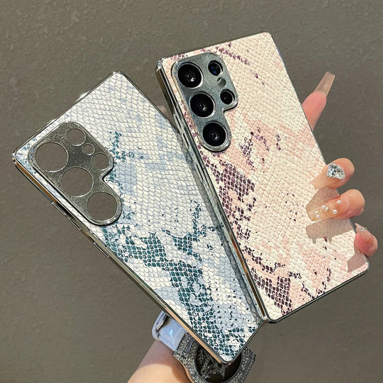 Telefoonhoes voor Samsung Galaxy S25 Ultra Luxe Slangenhuid Textuur 2