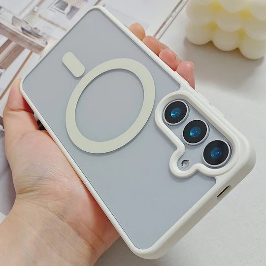 Telefoonhoesje Magnetisch Voor Samsung - Transparant & Schokbestendig 0