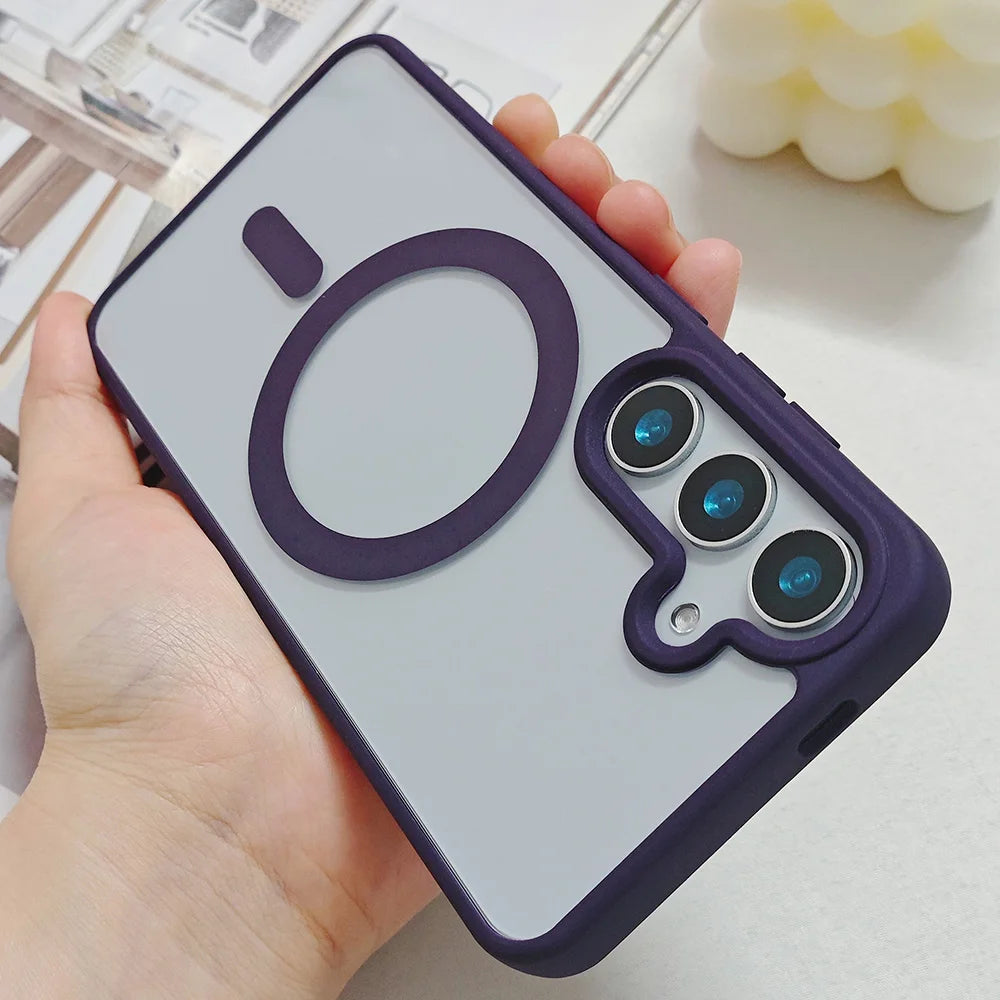 Telefoonhoesje Magnetisch Voor Samsung - Transparant & Schokbestendig 12