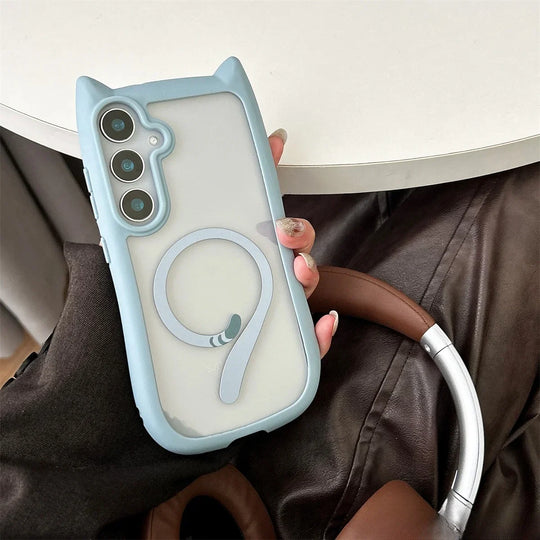 Telefoonhoesje voor Samsung Galaxy S25 Plus Kattenoor Design 1