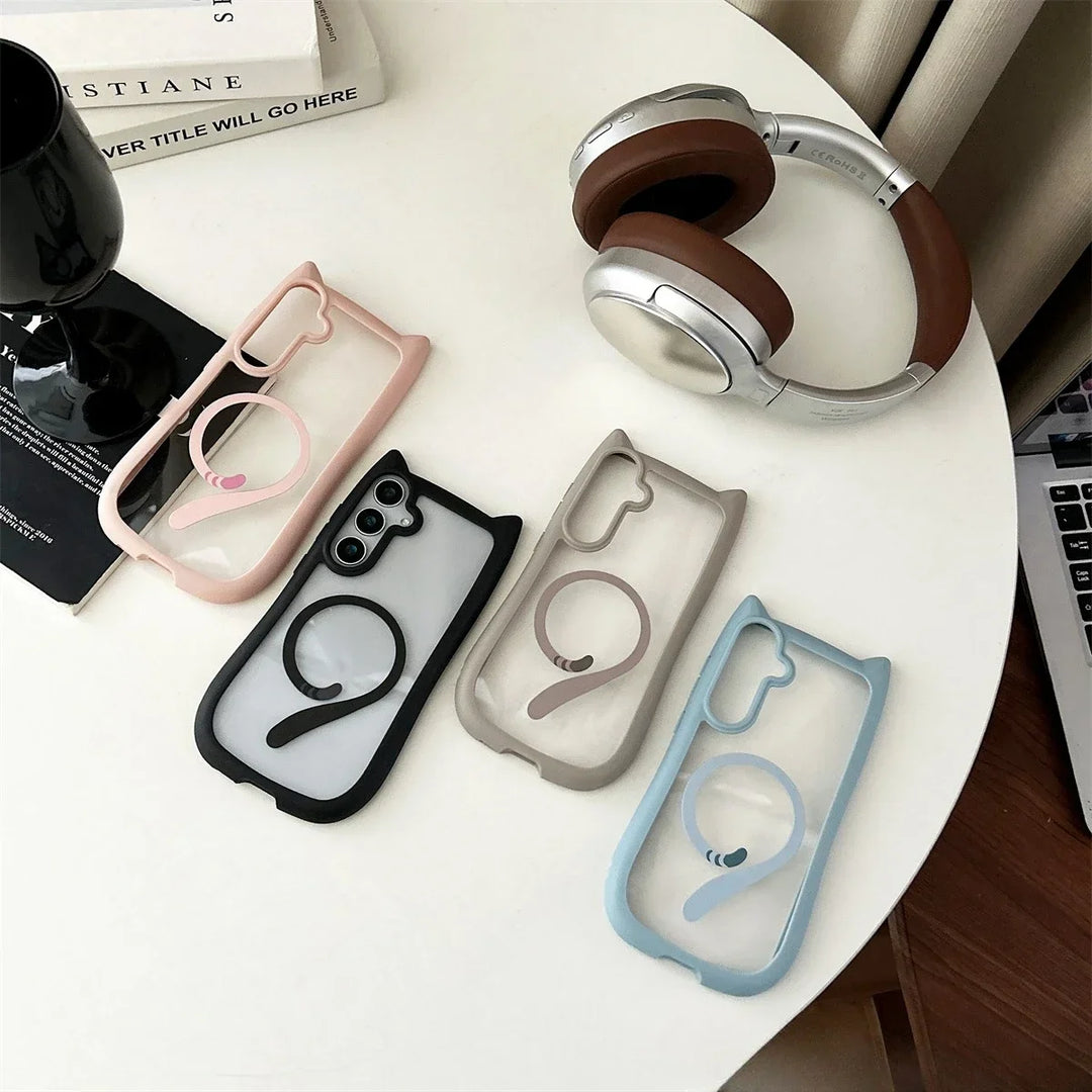 Telefoonhoesje voor Samsung Galaxy S25 Plus Kattenoor Design 5