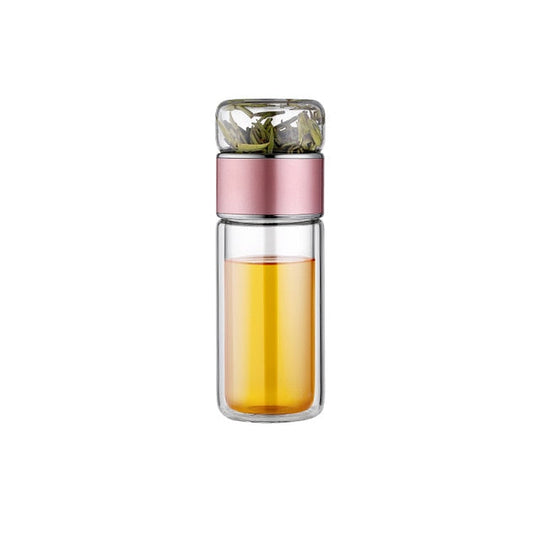 Thee Infuser Fles 2-in-1 voor Thuis en Onderweg 0