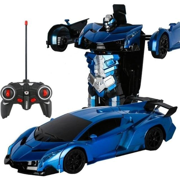Transformatorauto met afstandsbediening voor kinderen 2