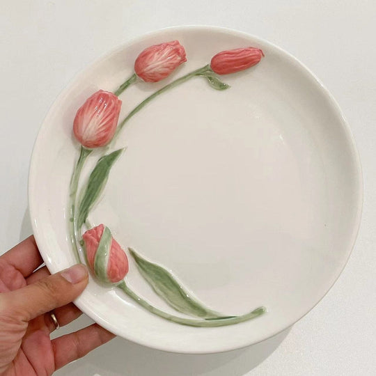 Tulpenbord Handbeschilderd Voor Feestelijke Gelegenheden 5