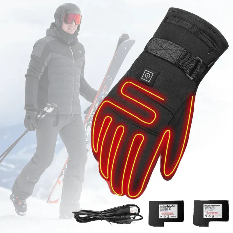 Uniseks Elektrisch Verwarmde Handschoenen voor Winter 1