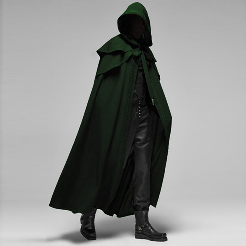 Unisex Cape met Capuchon Gotische Stijl 3
