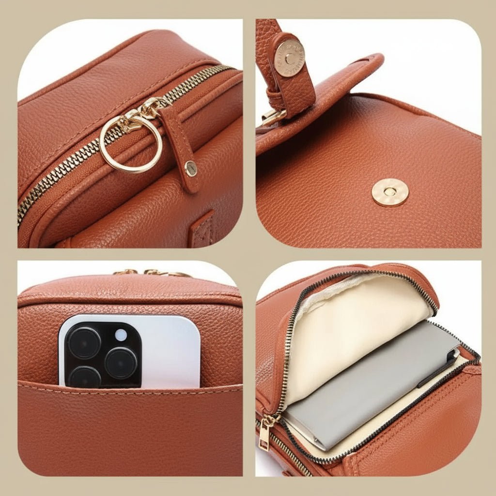Unisex Compacte Antidiefstaltas met Verstelbare Schouderband 5