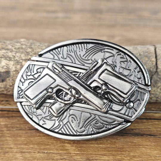 Unisex Cowboyriem Met Metalen Ovale Gesp 10