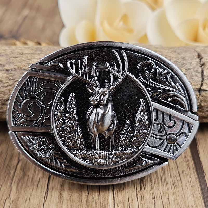 Unisex Cowboyriem Met Metalen Ovale Gesp 11