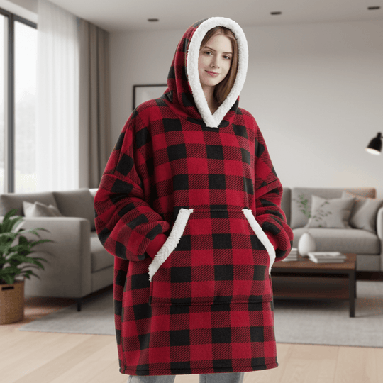 Unisex Hooded Deken voor Comfort en Warmte 1