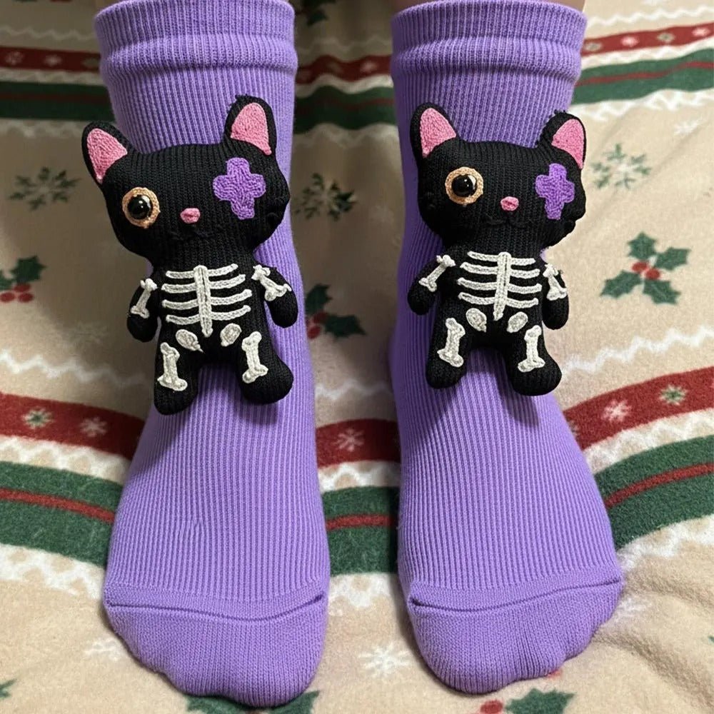 Unisex Huissokken met 3D Dierenaccent en Antislipzool 2
