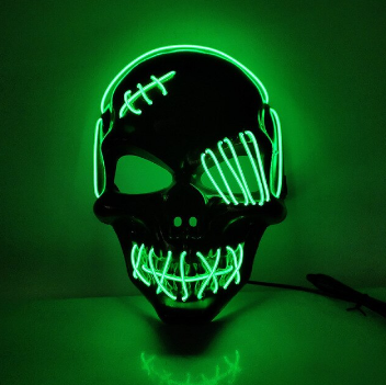 Unisex LED Masker voor Halloween Feest 1